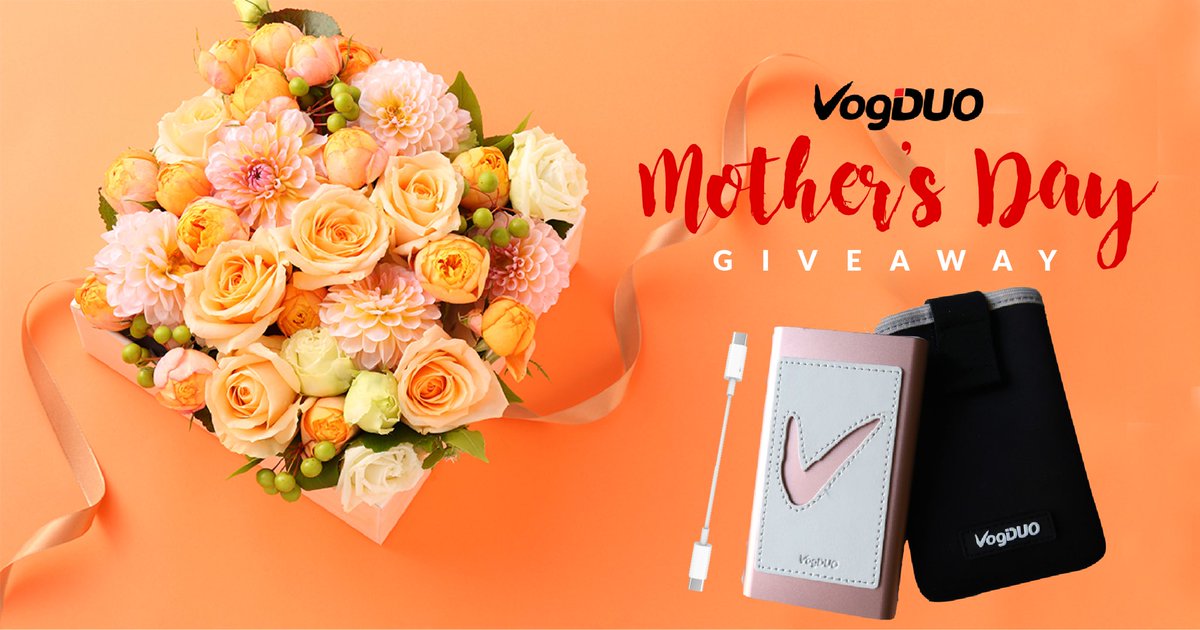 Enter to win a free 10,000mAh power bank and a travel pouch!
contest.app.do/VogDUO-Mother-…
Ends on 5/12 and winner will be announced on 5/13!