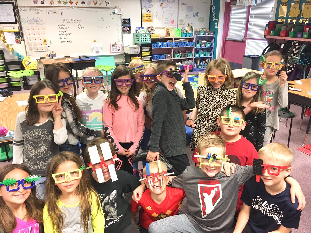VMetskas's tweet image. District testing today meant my students needed their own focus goggles to reach their RIT goals! They worked so hard! #rooneyranch #iteachsecond