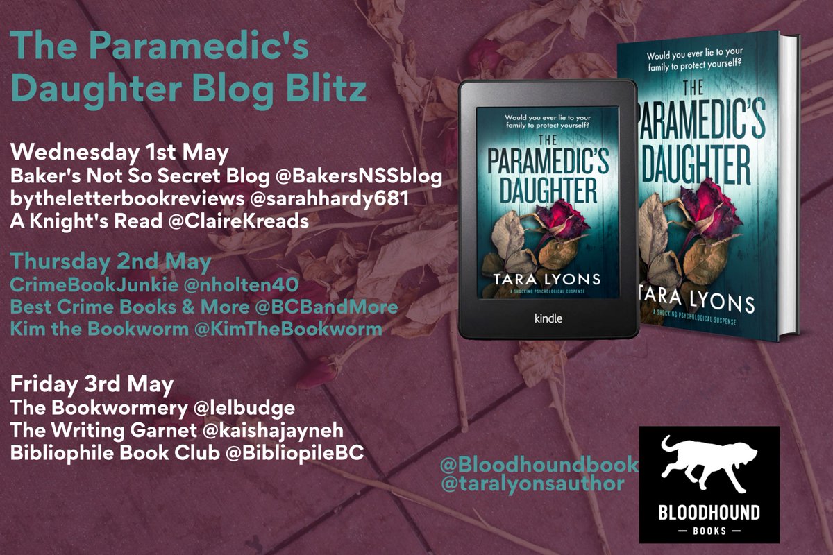 Bloodhoundbook's tweet photo. We have a very busy day ahead of us today at the Bloodhound Pound! With Blog Blitzes for The Paramedic's Daughter by @taralyonsauthor, Searching for Sylvia by @OperaLover12 and Jaded by @RobAshmanAuthor.
Keep your eyes peeled for Blog Posts throughout the day! 🤓 https://t.co/WP7q5qeDnV