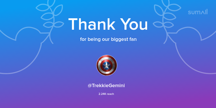 VL_WAREHAM's tweet photo. Our biggest fans this week: @TrekkieGemini. Thank you! via https://t.co/pmLAnF4fp9 https://t.co/YFPmgzJ9Vt