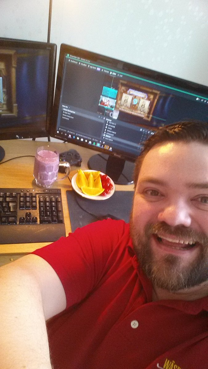 LogicalLinus's tweet photo. 🔴L I V E 
Time for a @PlayHearthstone stream! Ranking up with strong decks while enjoying a rare healthy breakfast 👨‍🍳🎮
https://t.co/lLxzCZPqeq 🖖🖖🏼🖖🏾 Live long and prosper!
#breakfastgaming #blueberrysmoothie #vulcansalute https://t.co/YS4kUM8x0w