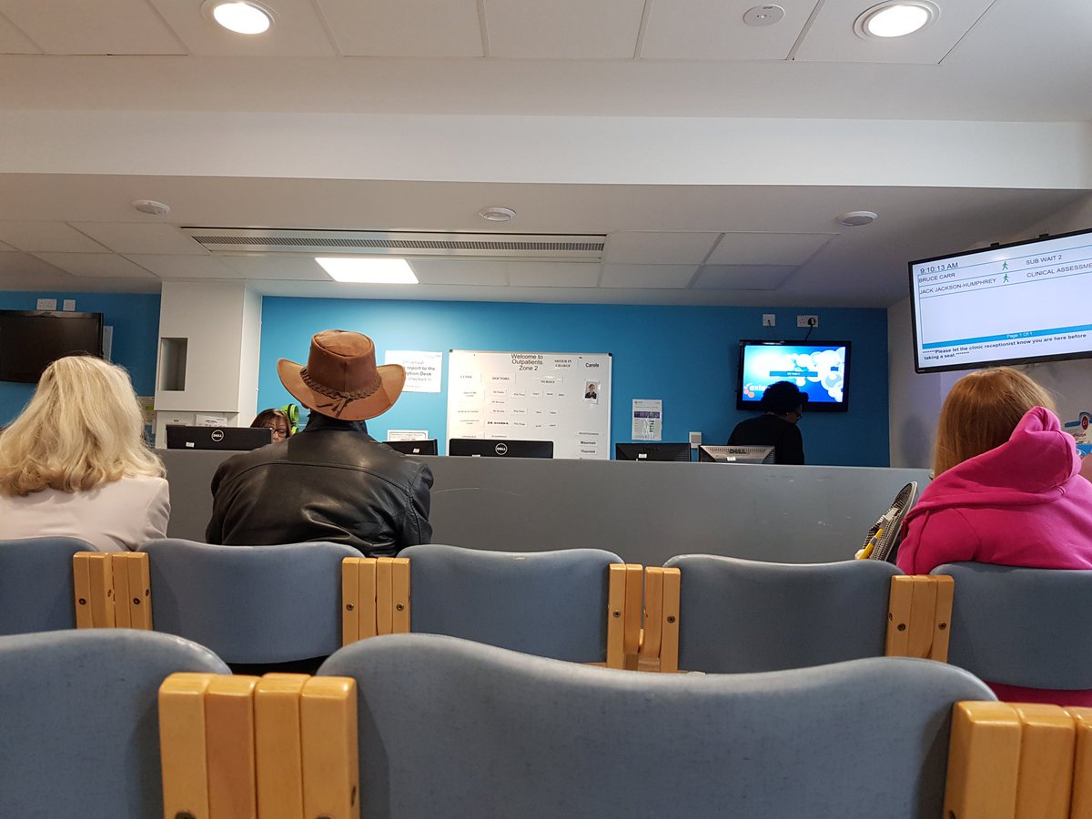 Back waiting for checkup on the hip will be skipping in no time! #brokenhip