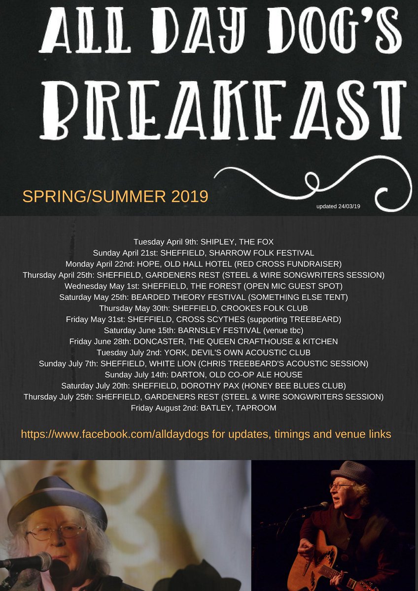 Looking forward to some new All Day Dog's Breakfast songs tonight at <a href="/theforestpub/">The Forest</a> for <a href="/ChrisTreebeard/">Haze</a>'s open mic session facebook.com/events/2260466…