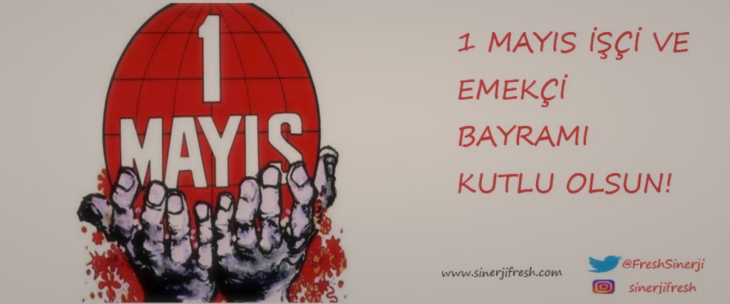 sinerjifresh's tweet photo. 1 Mayıs İşçi  Ve Emekçi Bayramı Kutlu Olsun ! 

#1Mayıs #1MayısEmekveDayanışmaGünü #tarım #ihracat #Export #sinerjifresh #Yaşasın1Mayıs #yaşsebzemeybe #antalya https://t.co/d3moBJfJ30