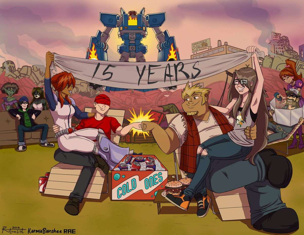 #MegasXLR aired today 15 years ago. 