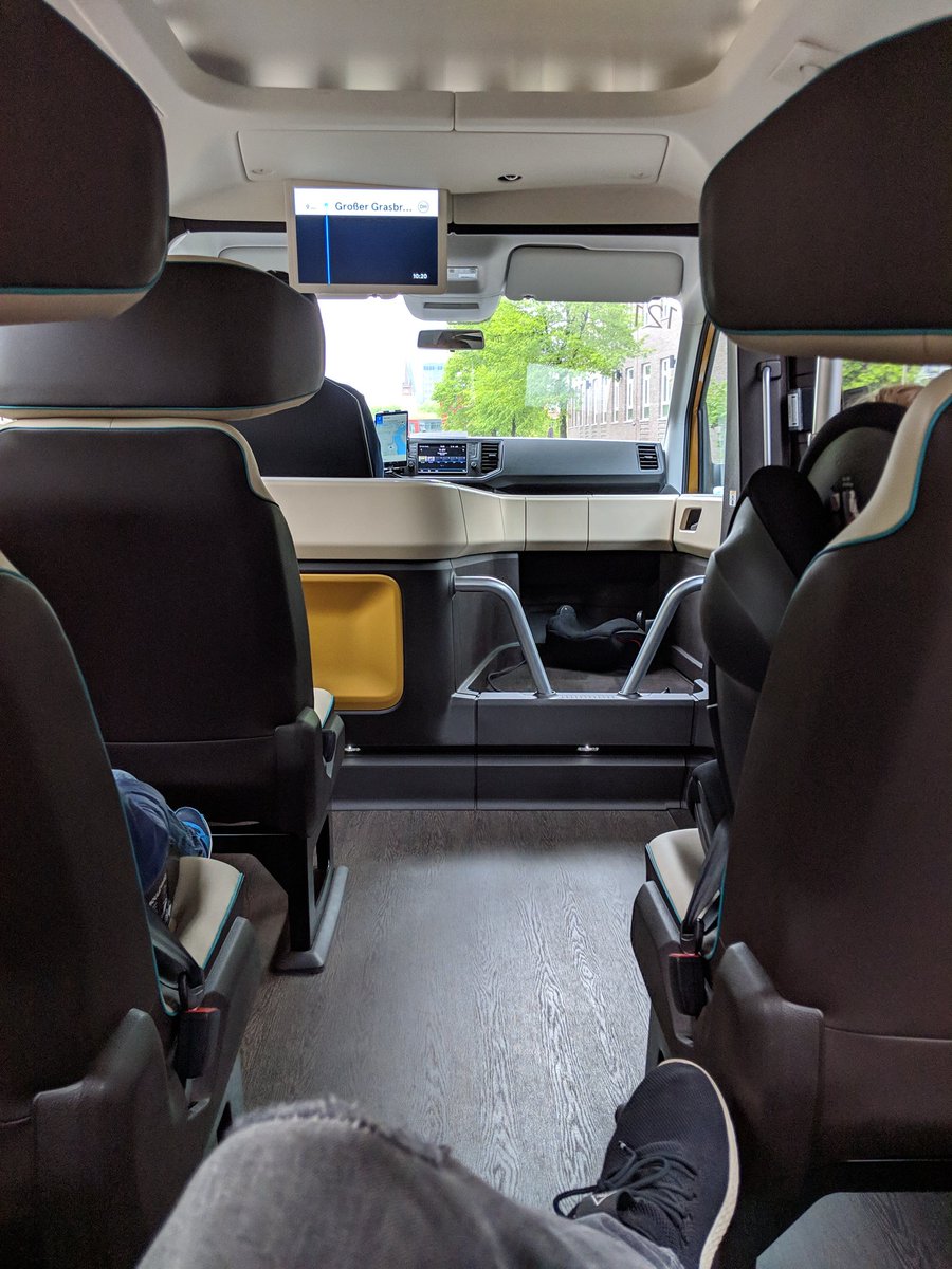 Erste #Moia Familien fahrt. Sehr cool, gefällt mir :)