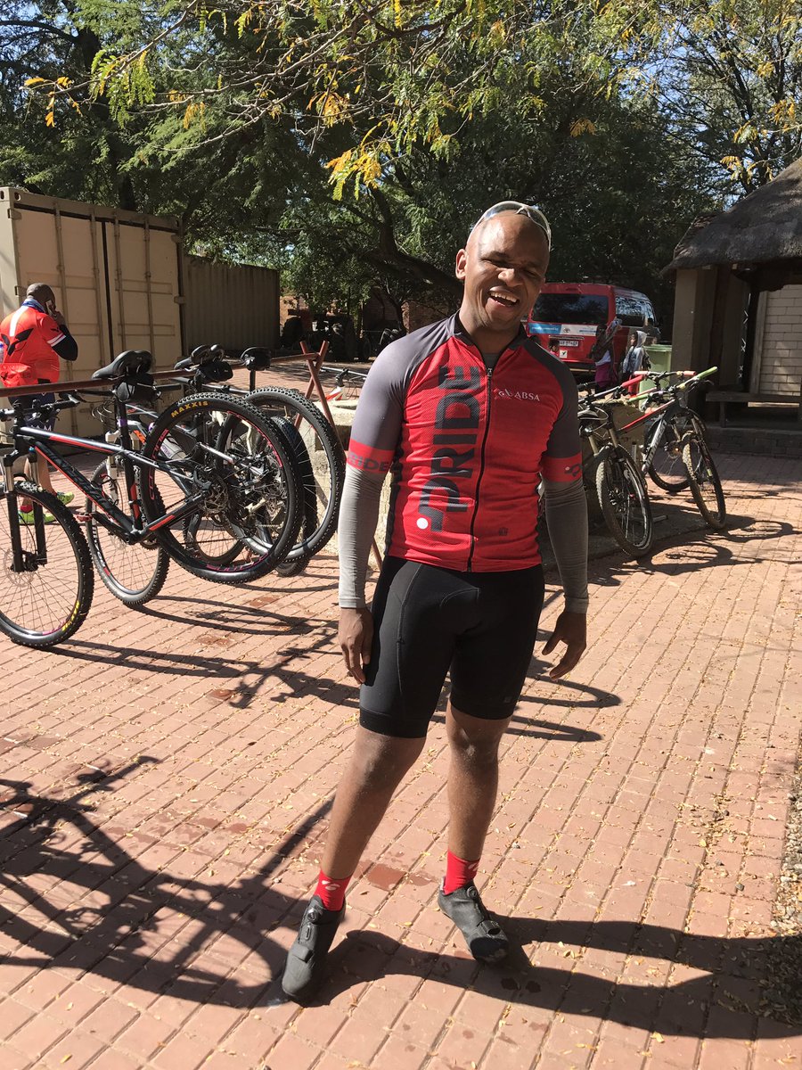 Lux_September's tweet photo. Lessons from the Bike today: You do not get better by avoiding the rocky terrain....... 
Manage your fear to go through the rocks! 

#AbsaPride #CycleTeam https://t.co/R2wfRzDP7U