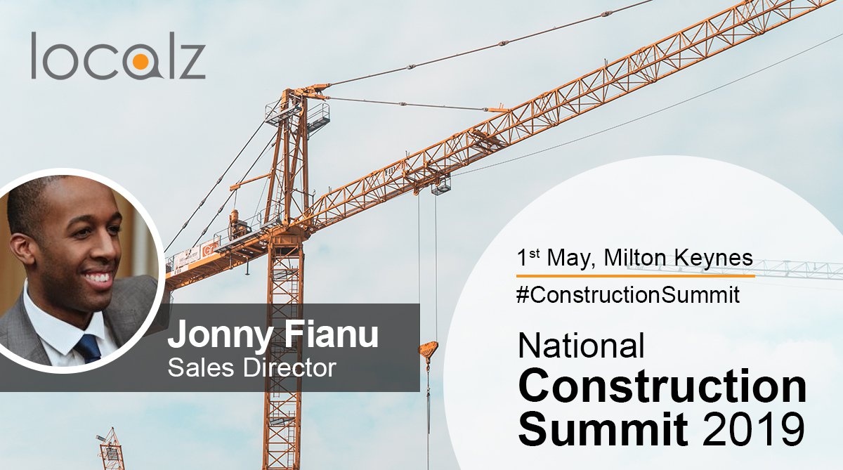 localz's tweet photo. In the #Construction sector? Find out how technology can help you achieve significant cost savings and improve your efficiency. Jonny will be on hand at @ConstructSummit to answer your questions🔨

 #Rebuild19 #Engineering19 #ConstructionSummit 🏗��� https://t.co/Aa84Tkm7rD https://t.co/DC8INzRaFl
