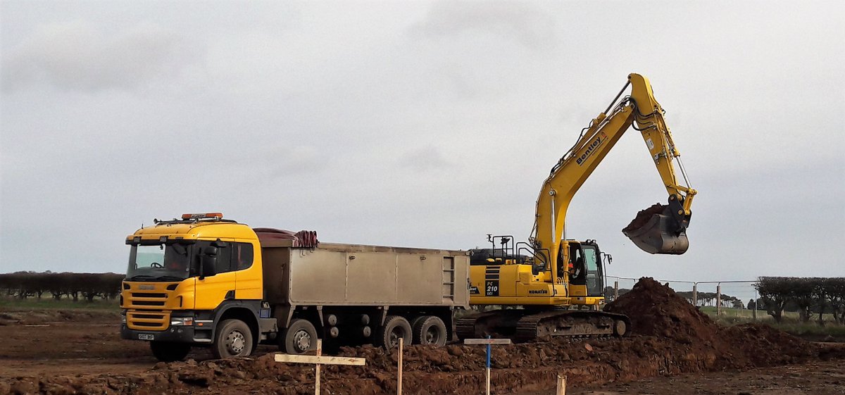 JN Bentley (@jnbentley) on Twitter photo Our new 21T Intelligent Excavators have arrived and are already being utilised on site.
With built-in GPS functionality, digging is controlled according to 3D models uploaded to the machines, increasing productivity, reducing cycle times and fuel consumption.
<a href="/MarubeniKomatsu/">Marubeni-Komatsu</a> Our new 21T Intelligent Excavators have arrived and are already being utilised on site.
With built-in GPS functionality, digging is controlled according to 3D models uploaded to the machines, increasing productivity, reducing cycle times and fuel consumption.
<a href="/MarubeniKomatsu/">Marubeni-Komatsu</a>