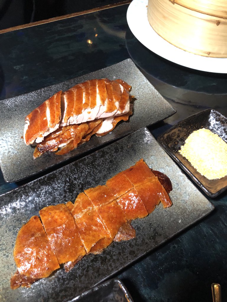 vanfoodster's tweet photo. Peking duck #mott32van sharing with @steeletalk https://t.co/U6lRxVV7xv
