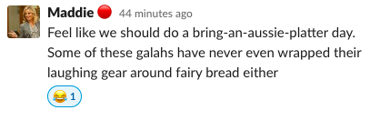 JoyyLu's tweet photo. On a scale of 0 to Fair Dinkum, is this the most Aussie sentence you've ever read? #australia https://t.co/VPCwbDzImc