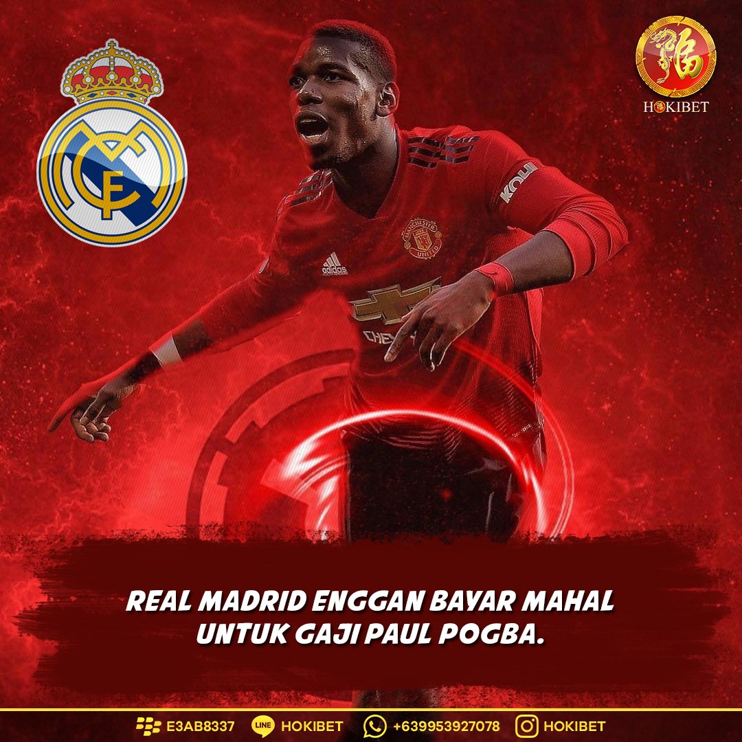 Gelandang Manchester United, Paul Pogba dikabarkan harus mengalami pemotongan gaji jika jadi bergabung dengan raksasa La Liga, Real Madrid pada musim panas ini.

#realmadridindonesia #manchesterunitedindonesia #beritabola #sepakbola#paulpogba #ligainggris #ligaspanyol #hokibet