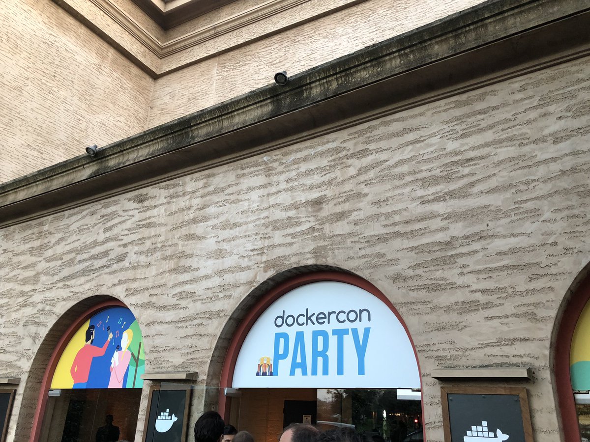 OpenShiftNinja's tweet image. @DockerCon party @Docker #DockerCon19 #DockerCon2019