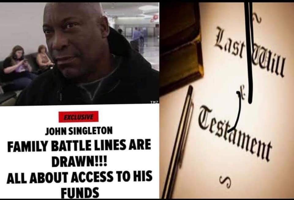 ssgtmlb2ret's tweet photo. Do you have our financial affairs in order? Unfortunately, another celebrity (John Singleton) passed away without a Will, so his family is left to suffer and fight over his estate. If you need a Living Will, Trust, and Power of Attorney, contact me. https://t.co/nSK2gZRviQ