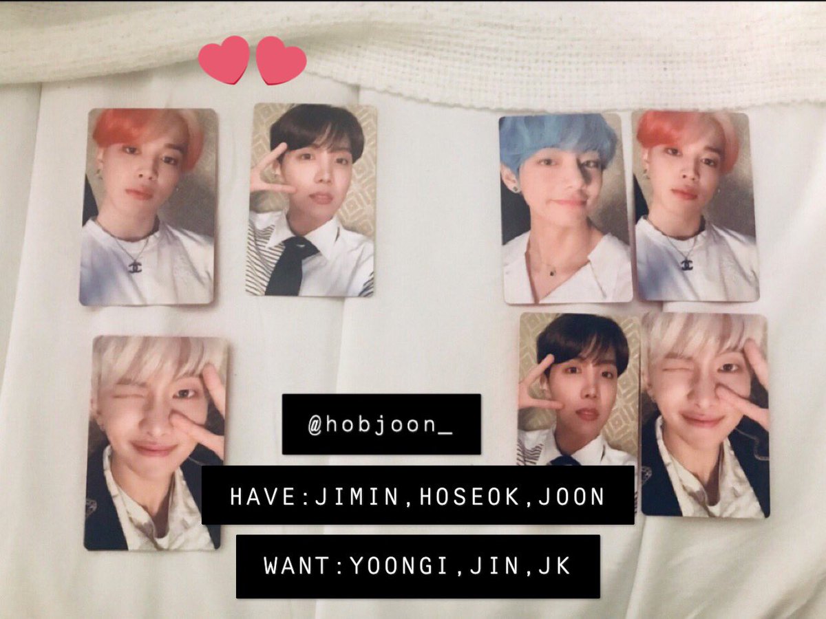 hobjoon_'s tweet photo. LOOKING TO TRADE PERSONA PCS TO COMPLETE SETS
- Want/Have: details in thread and pics!
- based in US
- Worldwide trading 🌎
- Dm me if interested 💌
#BTS_TRADING #BTSTRADING https://t.co/u7hBxJe6O5