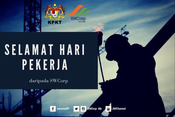 swcorp_my's tweet photo. "Pekerja Amanah, Aspirasi Negara"
Selamat Hari Pekerja
#Asingkan #Asingkanlah #AsingkanSisa #3R #HariPekerja https://t.co/vDtGQFUmov