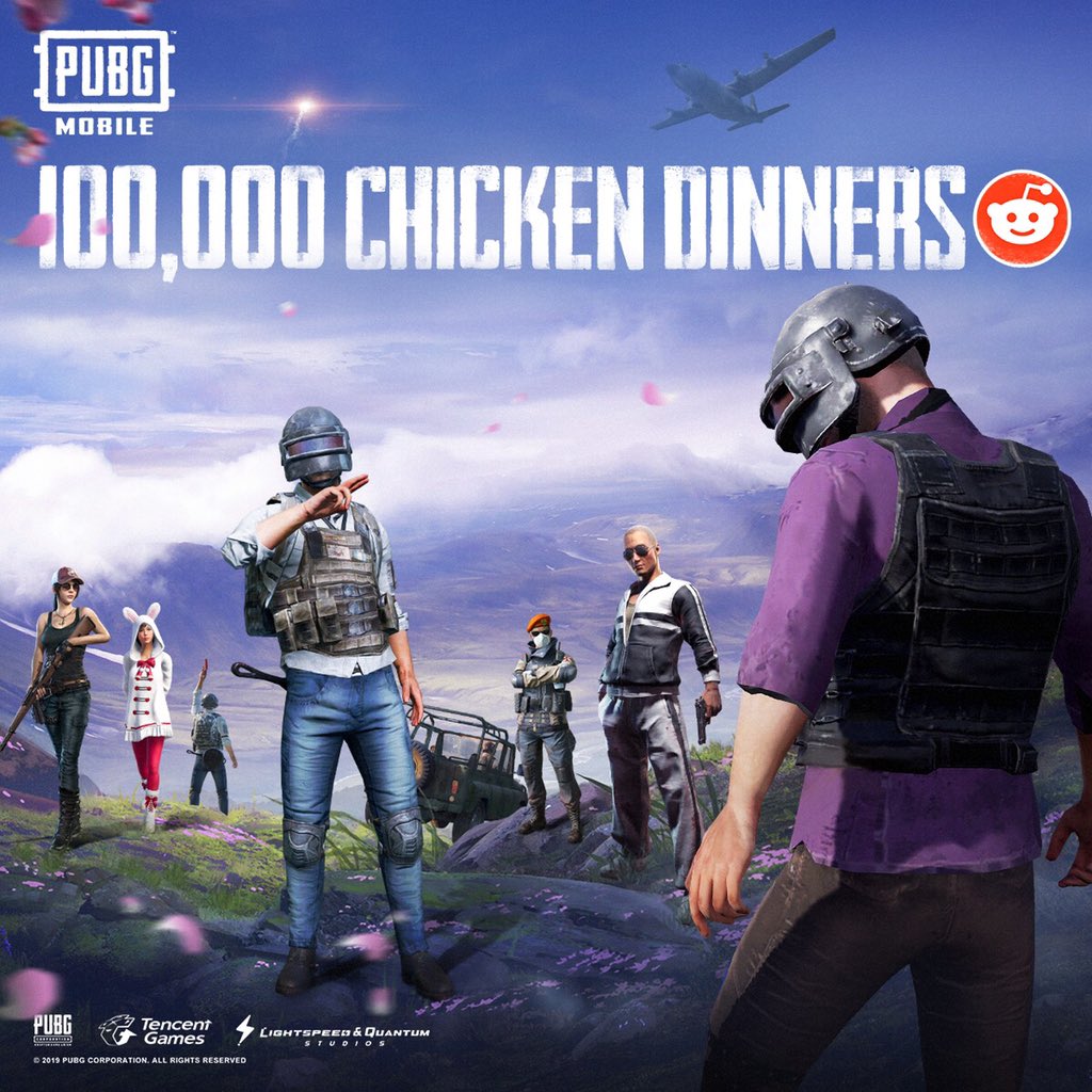 Pubg Mobile On Twitter We Have Reached A Major Milestone 100k Chicken Dinner Subs For Our Subreddit It S Been A Long Journey From When The Game Started Out Last Year Leave A