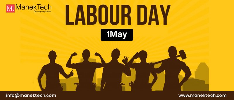 DharaManektech's tweet image. #ManekTech #wishes you #happy #labourday