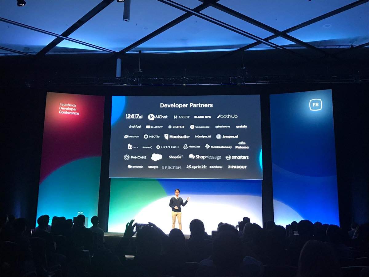 aichatco's tweet image. Officially a part of this exciting ecosystem at Facebook as an APAC Messenger Partner! Honored to be mentioned at F8 2019 as we look forward to more exciting work!

#Facebook #F8 #Messenger