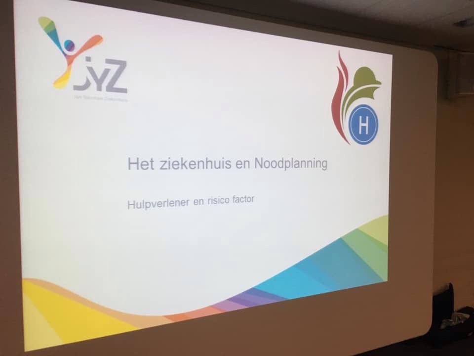 DGouwy's tweet photo. Studie avond #PREBES
We verwelkomen 52 preventie adviseurs in het Jan Yperman ziekenhuis voor een toelichting rond ziekenhuisnoodplan, opleiding en evacuatie training in de zorgsector, werking spoedgevallen en arbeidsongevallen en noodoproepen. https://t.co/QVRBrBKL94