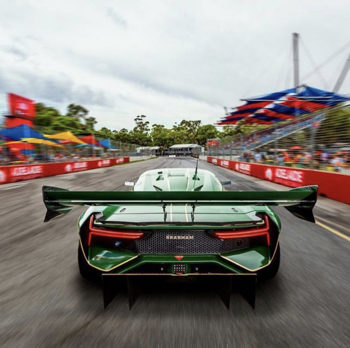 brabhamauto's tweet photo. How amazing is this shot of the BT62 on track at the @adelaide500 ? Thanks to Epic Images Photography for the awesome photo! #brabhamautomotive #pioneeryourlimits https://t.co/3ZdpkTX1WF