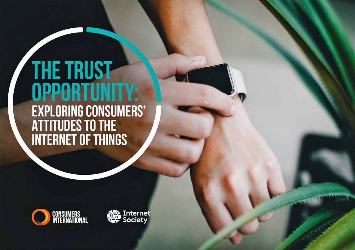 internetsociety's tweet image. New research from @Consumers_Int and @internetsociety released today at the Consumers International 2019 Summit shows 63% of consumers surveyed think connected devices are “creepy” in how they collect and use data about people internetsociety.org/news/press-rel… #GetIoTsmart #DigitalHive