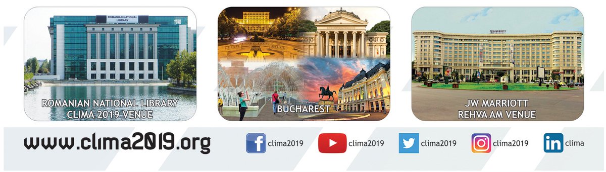 clima2019's tweet photo. Enews 11 - CLIMA 2019 (detailed program online + templates) 👥 - https://t.co/43qm61k6Qr https://t.co/0GUqZk4eYx