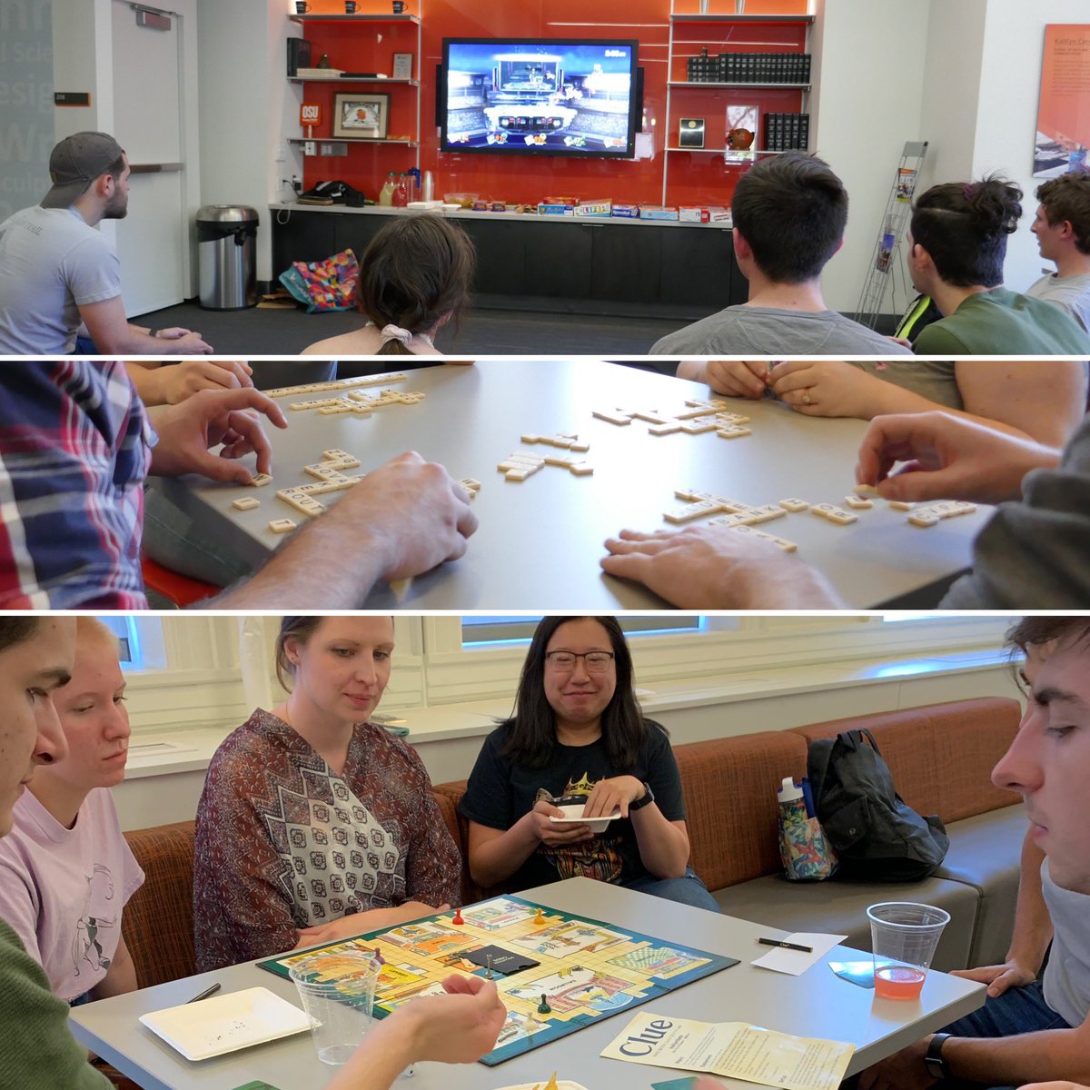 Great night of gamin &amp; chillin in the Bexell Living Rm. Thanks to our Social team for organizing our 1st Ocean11 Board Game Night #ocean11 #coastalcomrades #familyforshore #osumarinestudies