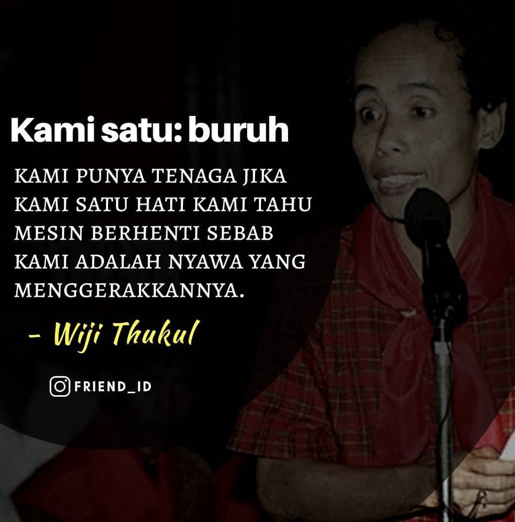 bego_patrick's tweet photo. Selamat hari buruh.. 

Wiji thukul https://t.co/KYN6ywXGvf
