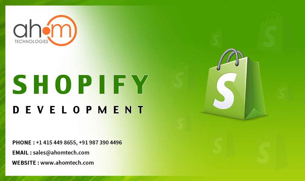 ahomtech's tweet image. Shopify  has recently gained momentum in ecommerce space. We provide you with an ability to add  tremendous functionalities and custom integration to ones ecommerce  store.
 
Read More : ahomtech.com/shopify-develo…
 
#ShopifyDevelopment #ShopifyDevelopmentCompany #Shopify #ahom