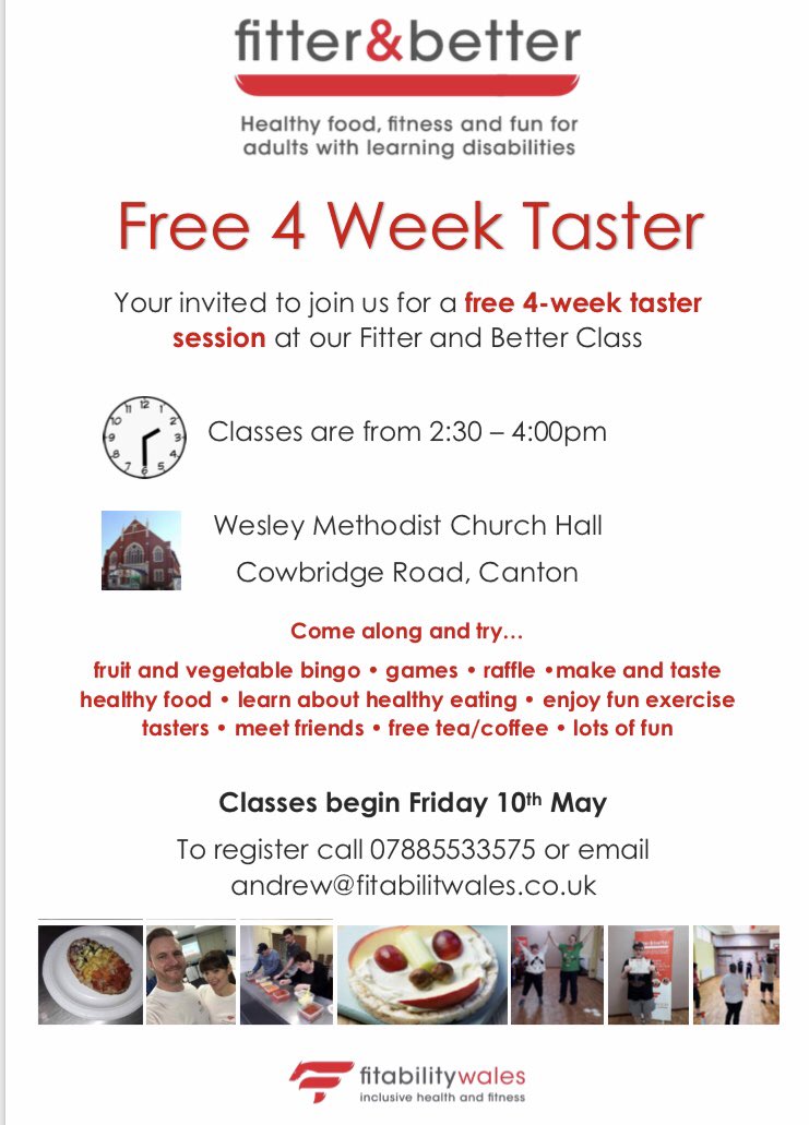 FitabilityWales's tweet photo. Due to the popularity of our 1st Fitter and Better Class we are now launching our 2nd class with an amazing offer to get your started. 

Register today! @MirusWales @DriveWalesUK @FirstChoiceHA @CeriTaiPawb @obtownsend @DimensionsVols @LdWales @DimensionsUK @InnovateTrust https://t.co/zj1BZRb6uK