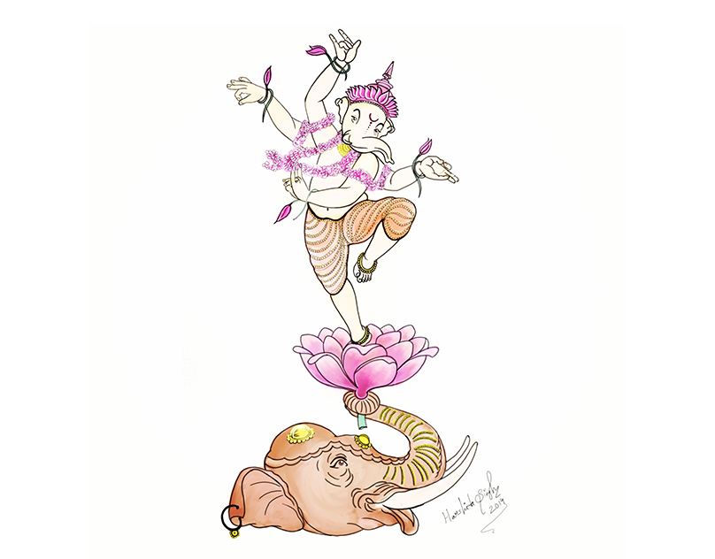 Harshitasingh93's tweet photo. Ganesha About this sound listen, also known as Ganapati.
.
.
.
.
#branding #character  #colors  #digital  #drawing  #elephants  #Ganesha  #god  #graphic  #illustration  #Indian  #folk #art  #Indian   #lineart  #paintings  #indianculture  #ganpptibappamoriya https://t.co/I0tCq72KnE