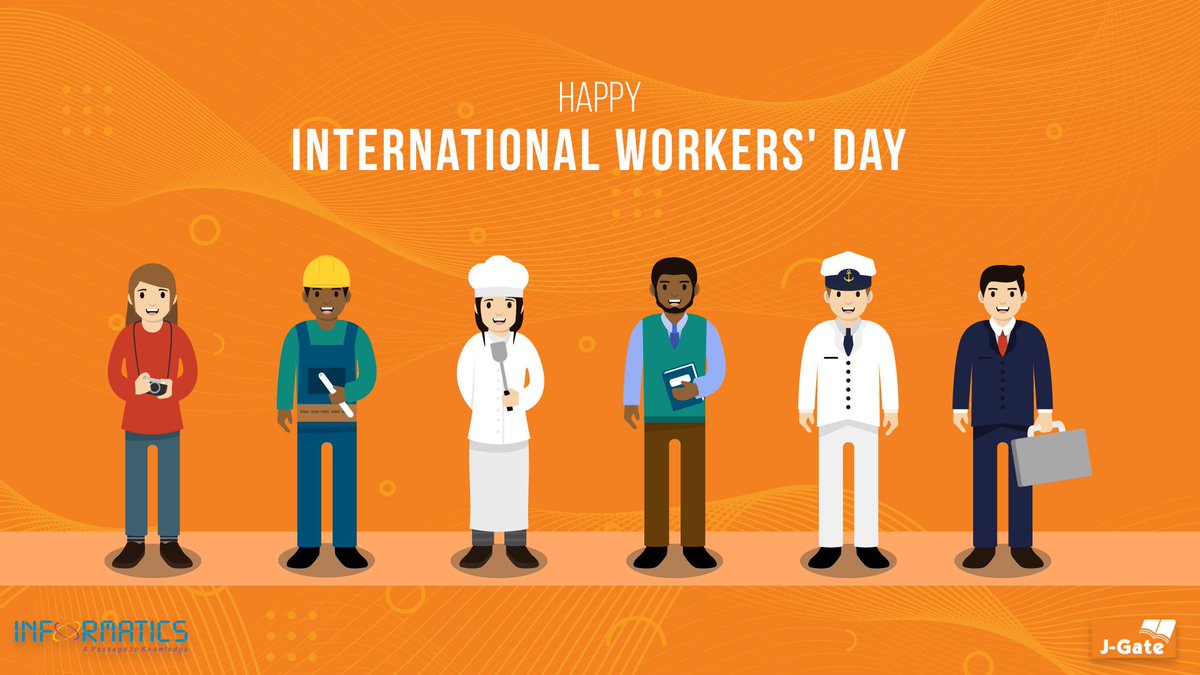 jgateplus's tweet photo. Happy International Workers' Day 😁
#mayday #labourday #InternationalWorkersDay #research #JGate https://t.co/I9JHgaLjb1