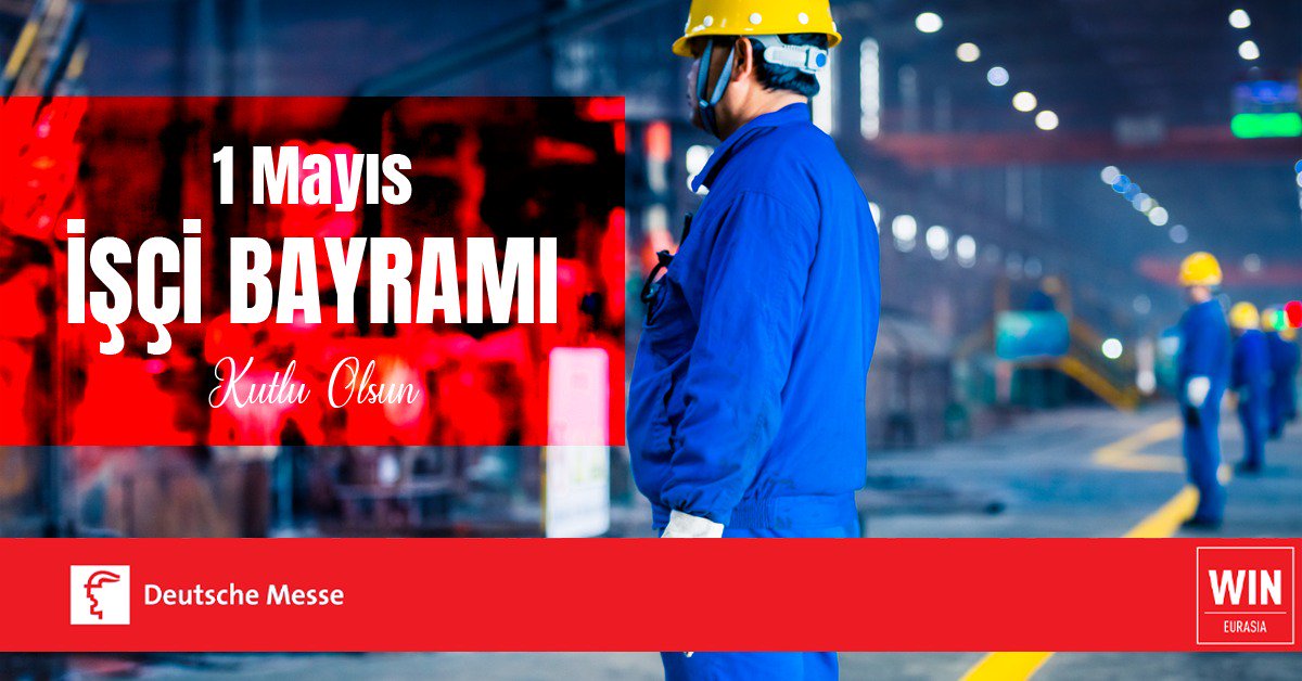 Çalışan, üreten ve emek veren herkesin 1 Mayıs "Emek ve Dayanışma Günü" kutlu olsun. #1Mayıs 
Without labor nothing prospers. Happy Labor Day