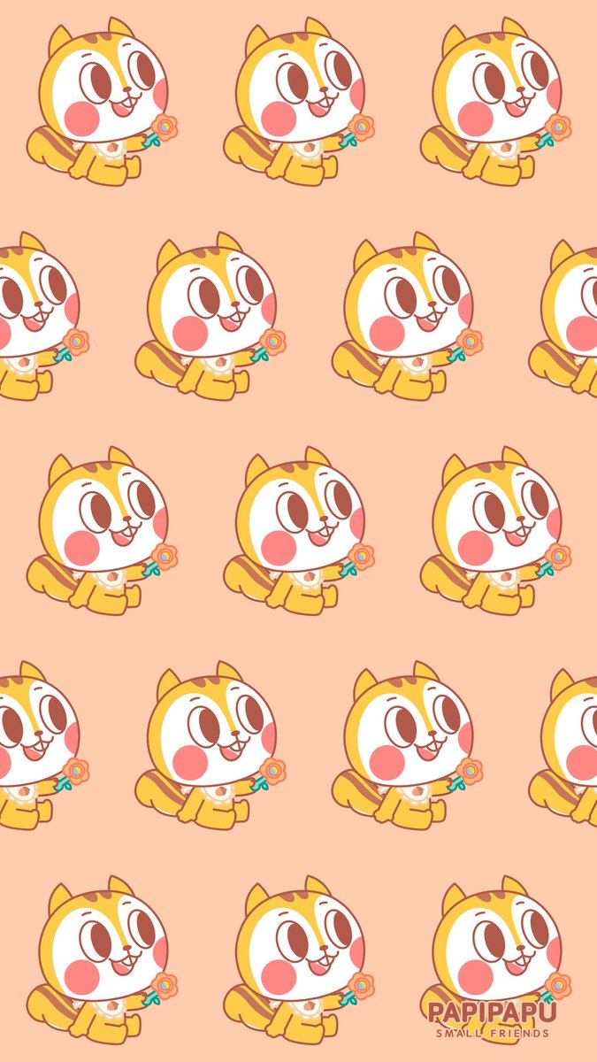 파피파푸 Papipapu 5월 쵸비 딸랑이 아기 May Chobee Rattle Baby 5月 ガラガラ 赤ちゃん 파피파푸 스몰프렌즈 일러스트 캐릭터 배경화면 바탕화면 Papipapu Smallfriends Illustration Character Background Wallpaper