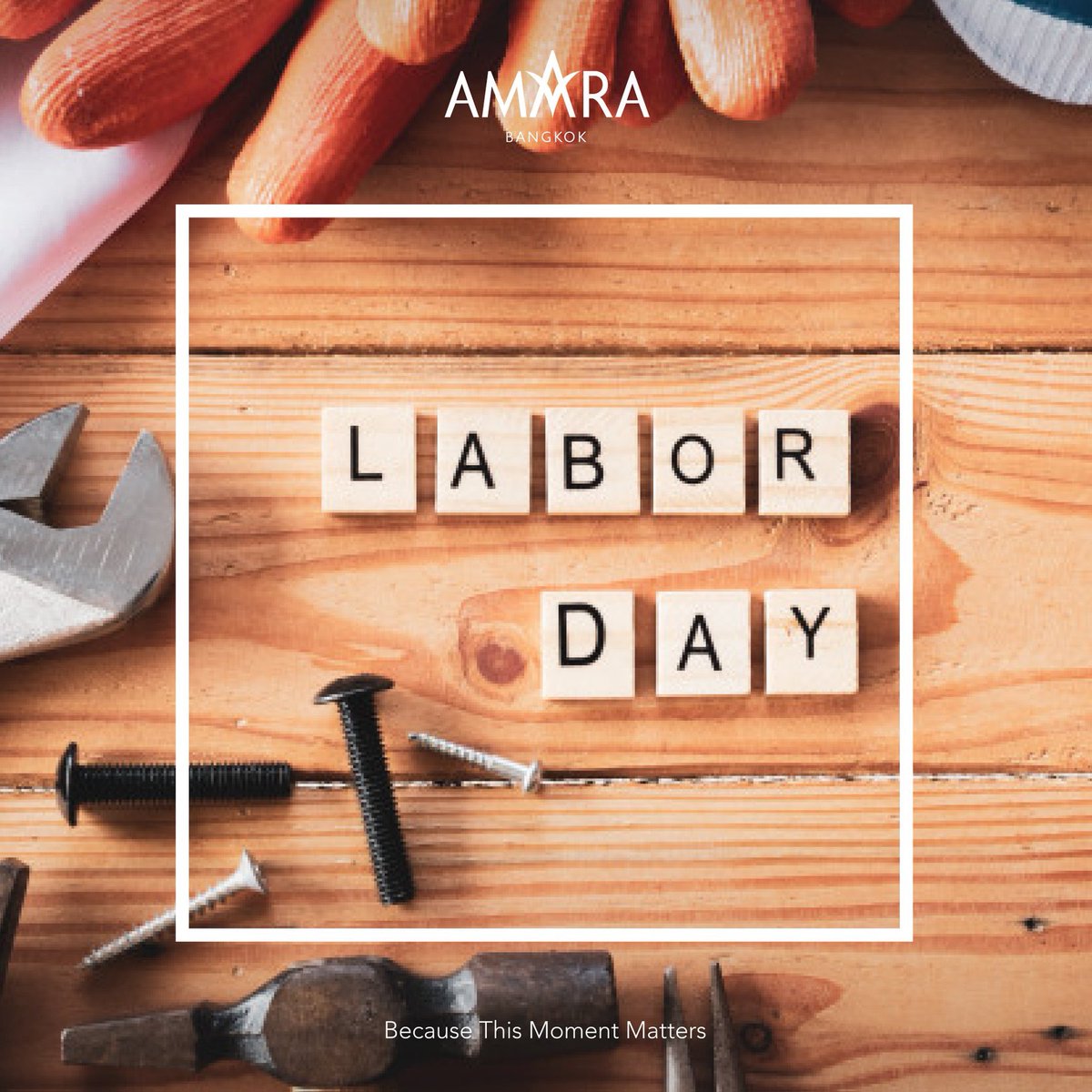 Without labor nothing prospers - Sophocles

Happy labor day everyone ! 😊

 #AmaraBangkok #BecauseThisMomentMatters