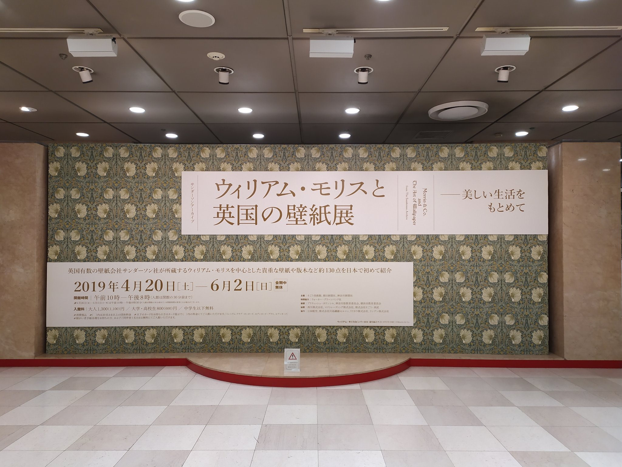 Kouyou ウィリアム モリスと英国の壁紙展 無理矢理つけたわざとらしい奥行き感ではなく 絵画的に自然に表現した壁紙 を始めたすごい人でした わざとらしくなく 見飽きない 邪魔にならず 生活を彩る 版が少ない廉価版もある 現代の壁紙の源流ですね