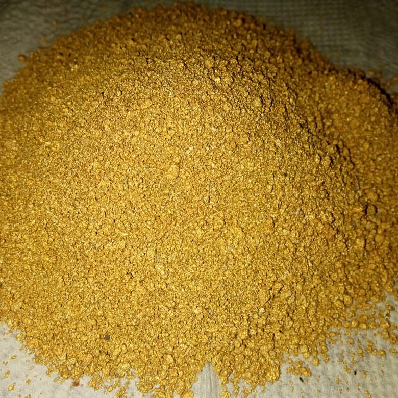Good high purity gold in dust and nuggets we have