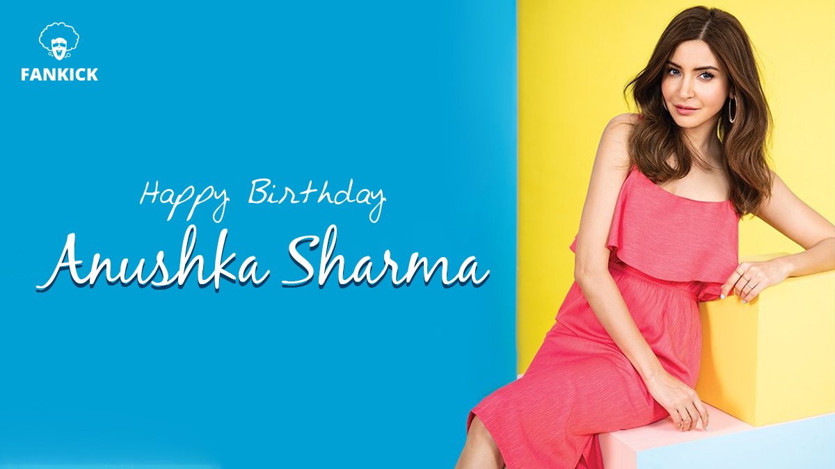 We wish the multi talented Anushka Sharma a very happy birthday.  