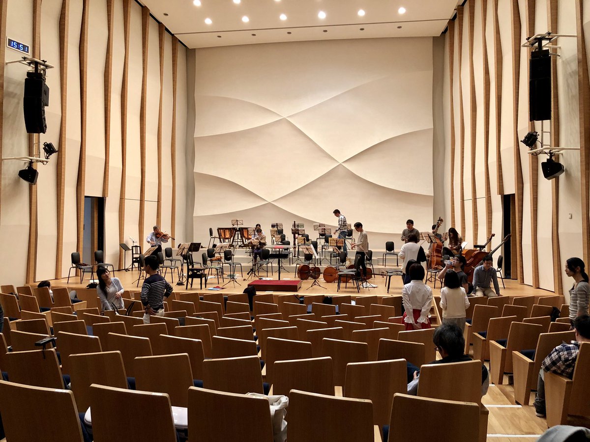 diversEnsemble's tweet photo. ♪（´ε｀ ）.｡oO（@OrchestraI さんのリハーサルにお邪魔しています。勉強になる時間…！） https://t.co/qTvCo8gSD1