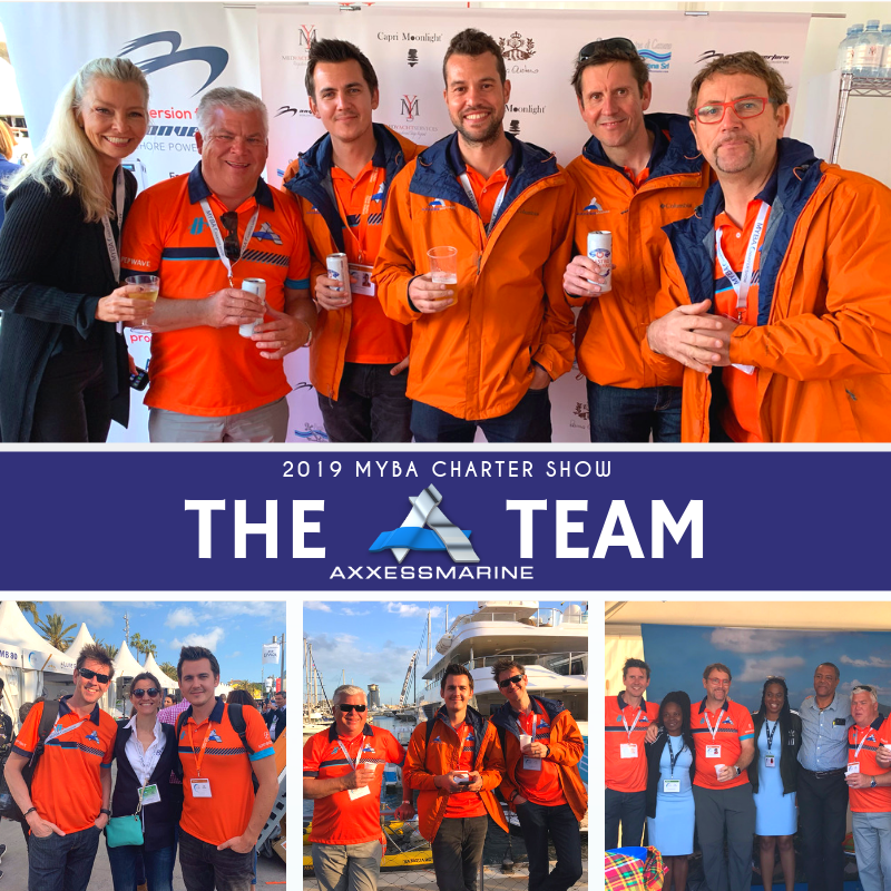 AxxessMarine's tweet photo. Our Axxess Marine Team had an incredible day at the #MYBACharterShow yesterday. Day 1 down, and we're here ready to do it all over again! Join us TODAY for a free lunch + workshop on #Superyacht Communications & Technology. Learn more: https://t.co/4OlGNcXbAs
#MYBA2019 #MYBA https://t.co/q8yX8nUR8Z