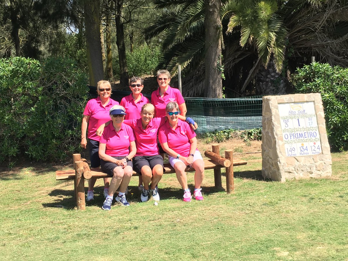 Perranporth ladies @perranporthgolfclub having fun in Portugal. Thank you @yourgolftravel