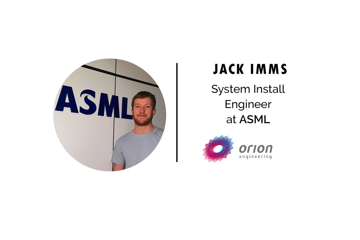 In today's blog, Jack Imms will tell you something about his life as a System Install Engineer at ASML. Jack, thank you for sharing your story!

Read the full story in the link below.
orionengineering.nl/vacatures/port…
