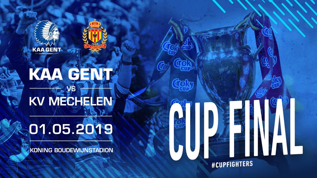 Good luck today buffalo’s!! 🔵⚪️ <a href="/KAAGent/">KAA Gent</a> #COBW #cupfighters #cupfinal
