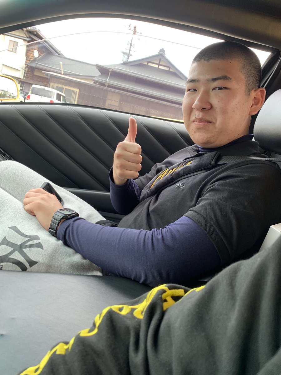 自転車で１時間かけて来た、anijaさんのファンの子。苦労してきたから、プチドライブ🏎