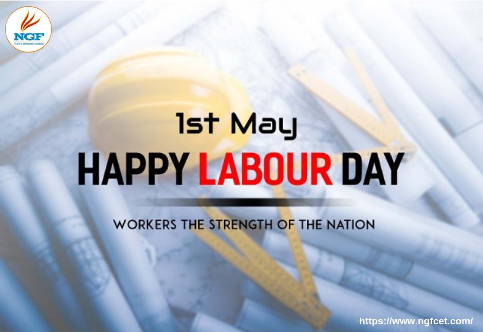 NGFCollege's tweet photo. Work is no disgrace; the disgrace is idleness. 
Salute you on a Special Day For all the hard work you do❤️ #LabourDay 
#Labour #LaborDay2019 
#NGFCET https://t.co/jDtSv669MV