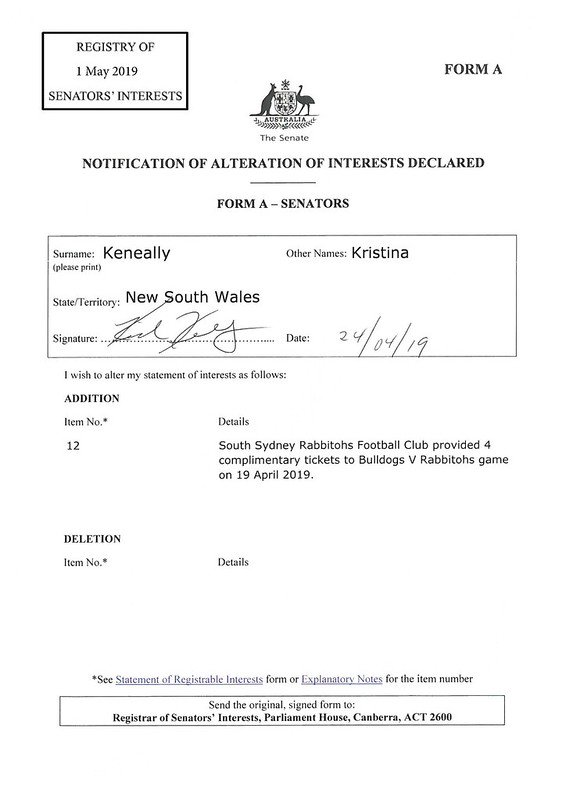 New page detected on the register of Senator the Hon Kristina Keneally. Help make these disclosures searchable here: burntheregister.com/project/keneal…