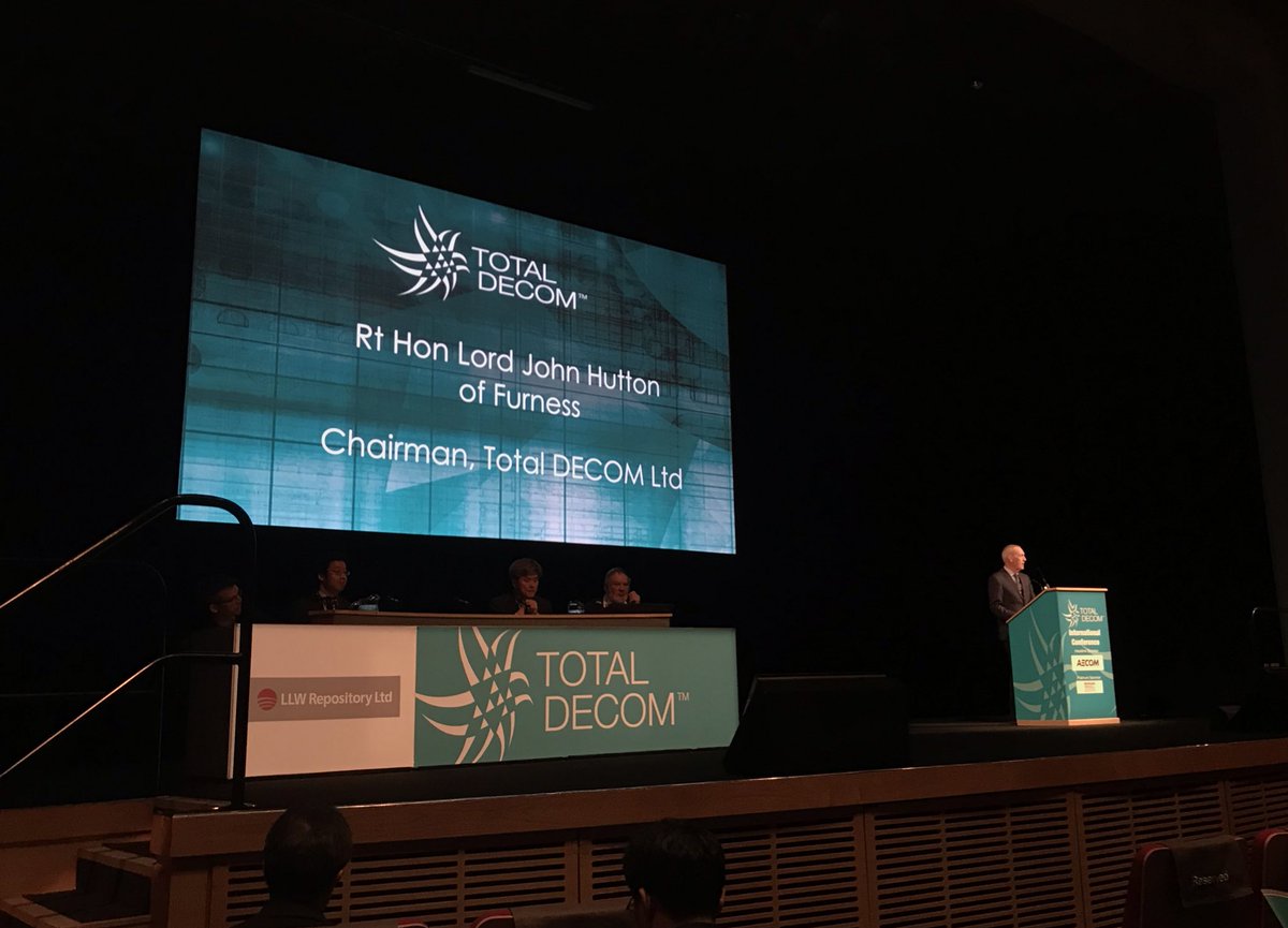 jo_UoMEnergy's tweet photo. Enjoyed the presentations and conversations with everyone we met at the first day of #TotalDECOM Come and pop by our @OfficialUoM stand (number 31) today and find out more about the @RAIN_hub AVEXIS robot and our other #decommissioning and waste management #research. @TotalDECOM https://t.co/Xmb4Tv937m