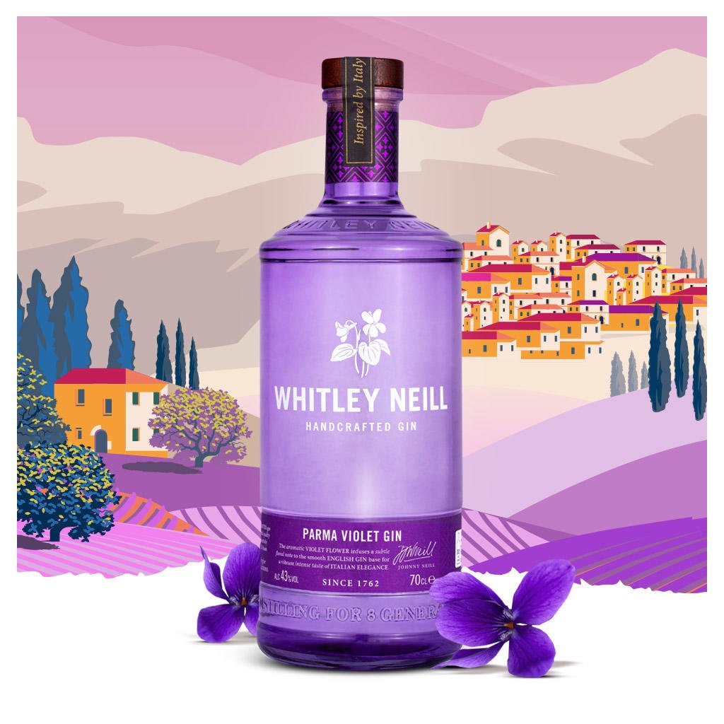 wemakemojo's tweet photo. Artwork from our rebrand for Whitley Neill Gin. Inspired by the vintage postcards of the 1950's and 60's. #wemakemojo #WhitleyNeill #gin #graphicdesign #design https://t.co/hkxMPtaUaK