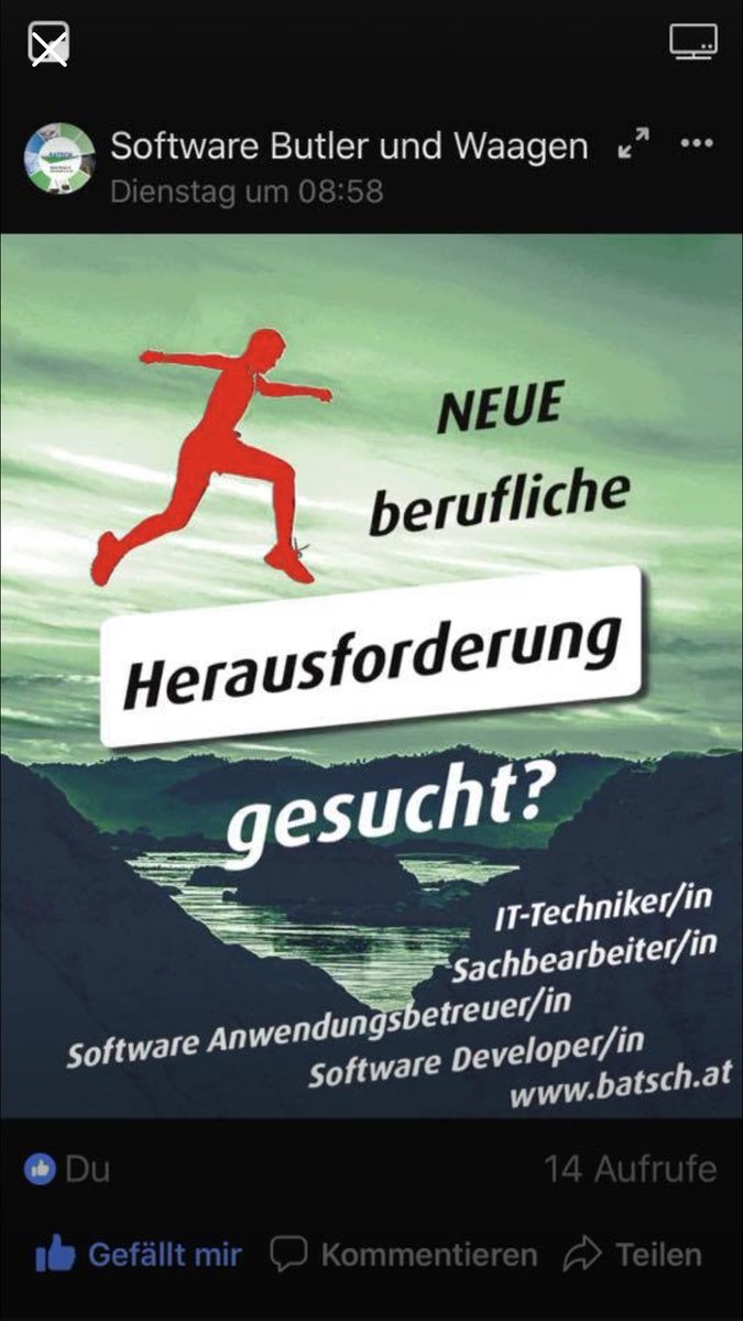 BucherBatsch's tweet photo. Wir freuen uns auf Deine Bewerbung https://t.co/yheJHhlJ8Q
